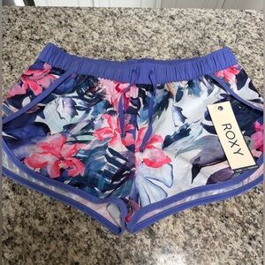 Roxy Floral Women's Shorts - Purple and Pink